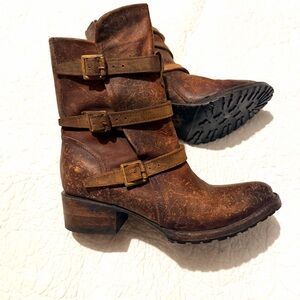 Freebird By Steven Cognac Apex Boots New